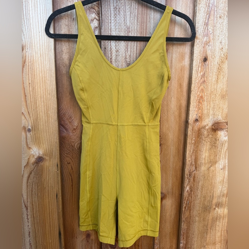 Lululemon Yellow Workout Onesie